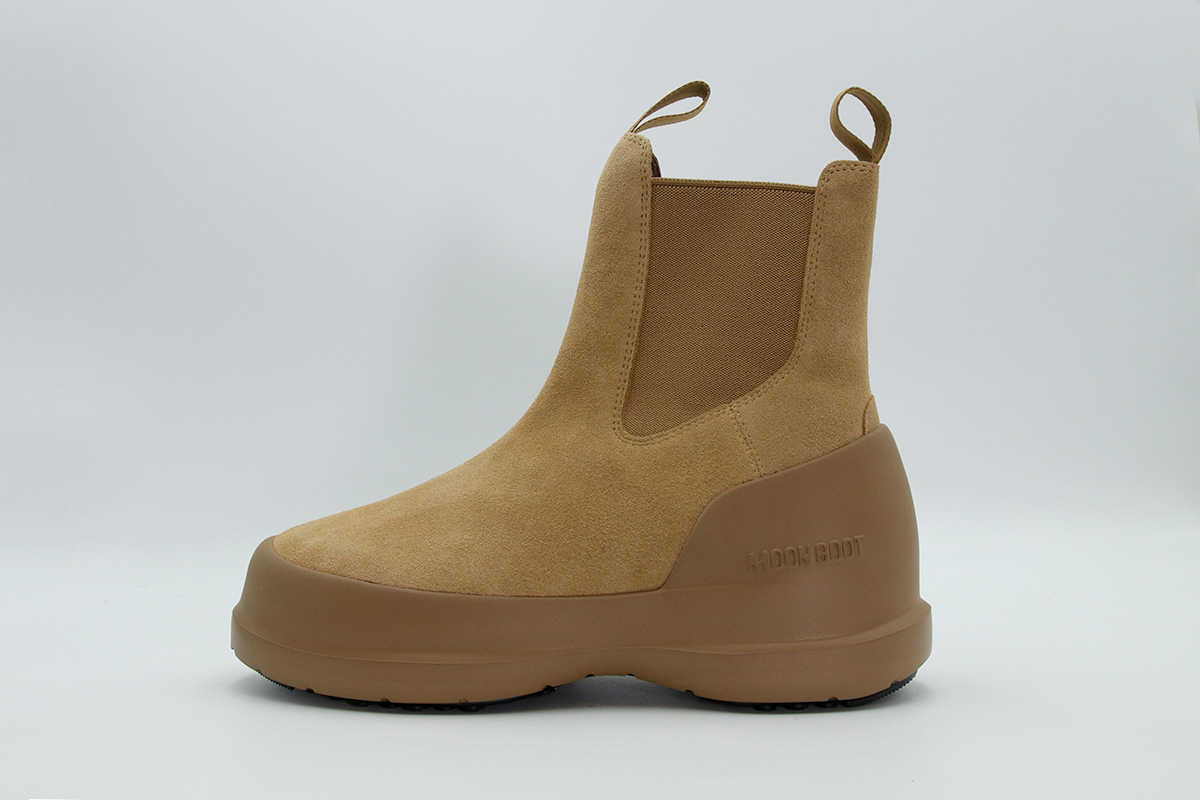 Moon Boot Luna Chelsea Suede Γυναικεία Μποτάκια αδιάβροχα