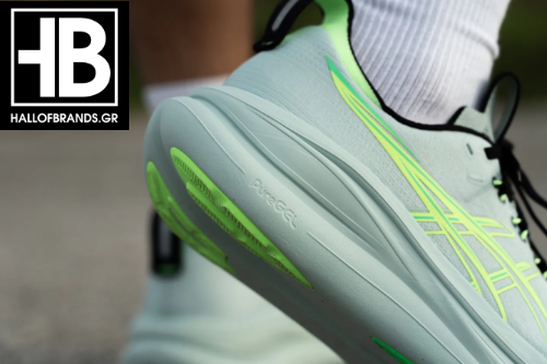 Τα ASICS Gel-Nimbus 28 διαθέτουν PureGel στη σόλα για να απορροφούν τους κραδασμούς στο τρέξιμο