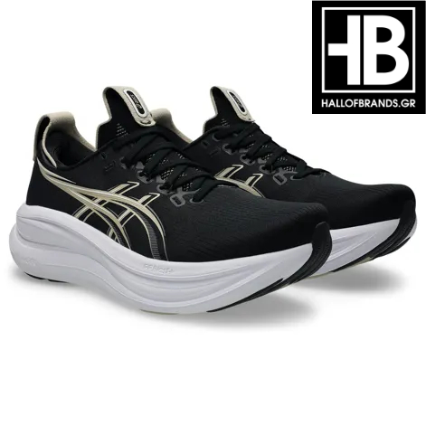 ASICS Nimbus 28 running shoes μαύρα
