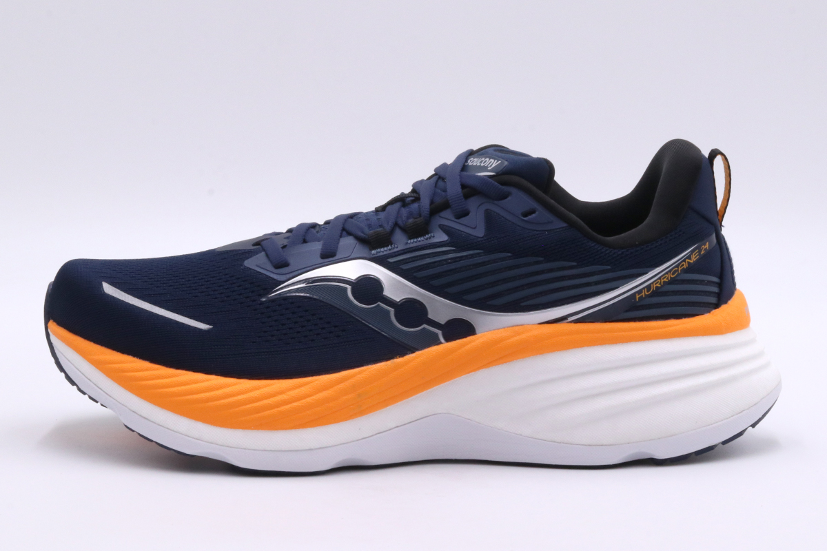 Saucony Hurricane 24 Παπούτσια Για Τρέξιμο σε μπλε, πορτοκαλί και λευκό χρώμα