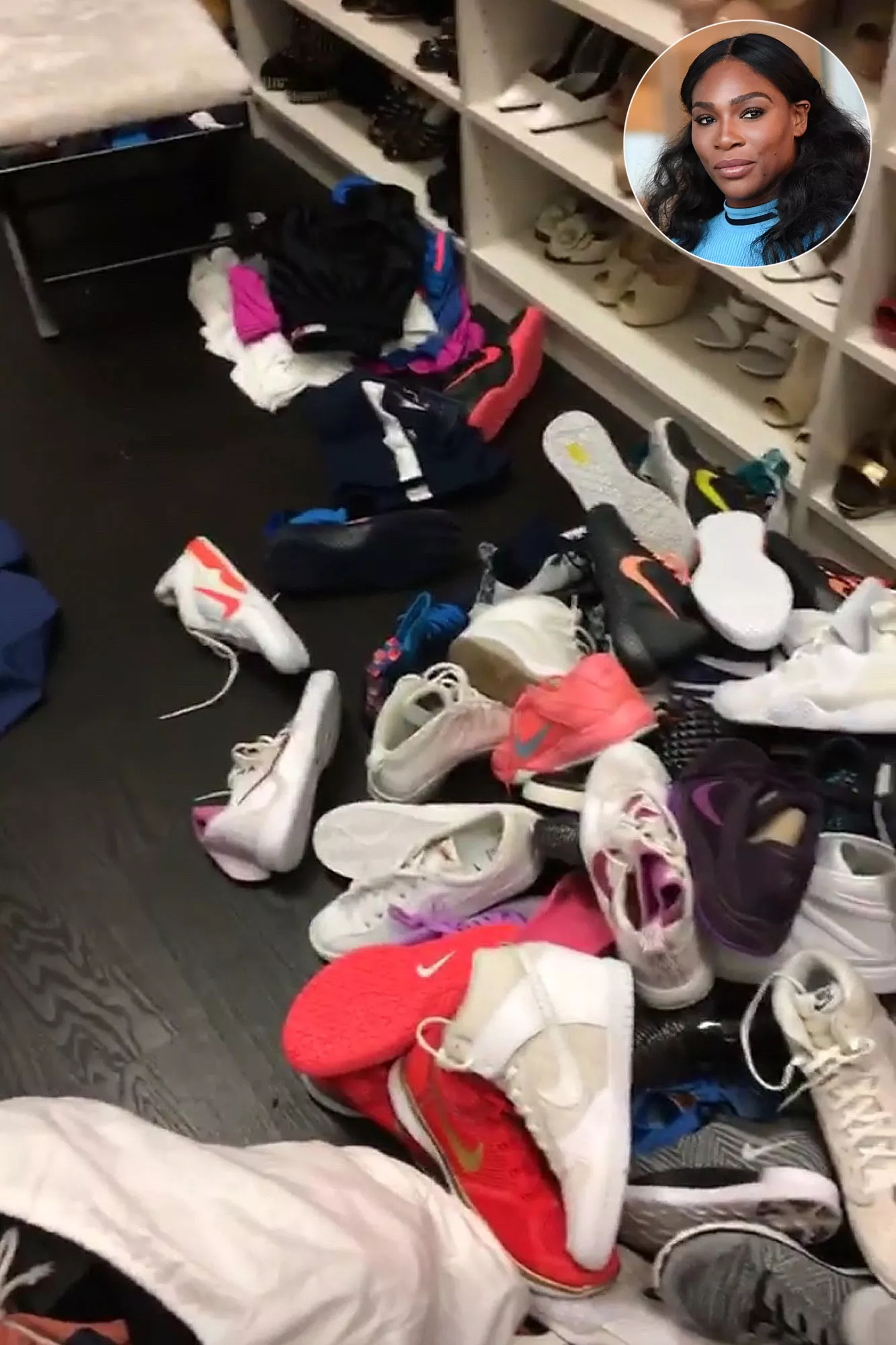 Serena Williams Sneakers Closet