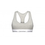 Calvin Klein Modern Cotton Γυναικείο Μπουστάκι Γκρι, Λευκό