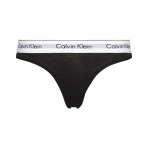 Calvin Klein Modern Cotton Γυναικείο Εσώρουχο String Μαύρο, Λευκό