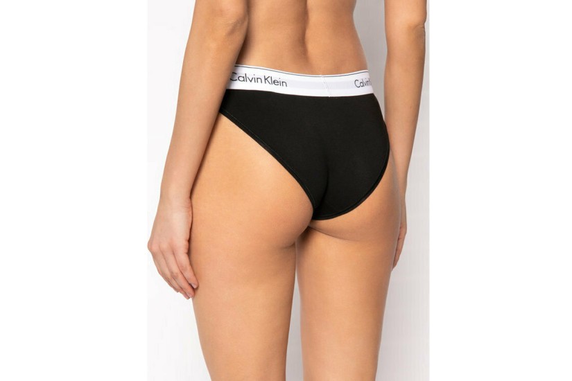Calvin Klein Γυναικείο Εσώρουχο Σλιπ Μαύρο, Λευκό