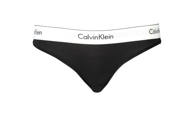 Calvin Klein Γυναικείο Εσώρουχο Σλιπ Μαύρο, Λευκό