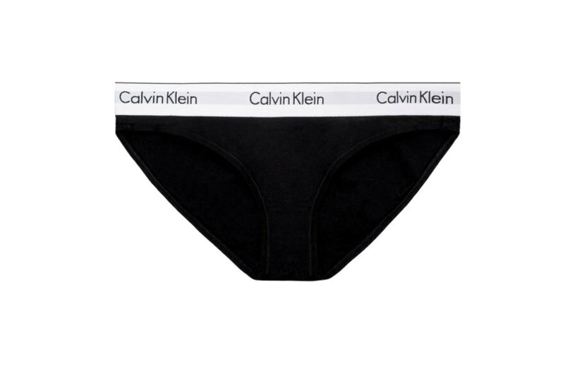Calvin Klein Γυναικείο Εσώρουχο Σλιπ Μαύρο, Λευκό