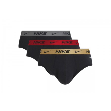 Nike Everyday Cotton Stretch Brief  Ανδρικά Εσώρουχα Σλιπ Μαύρα