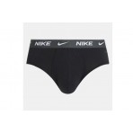 Nike Everyday Cotton Stretch Brief  Ανδρικά Εσώρουχα Σλιπ Μαύρα