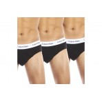 Calvin Klein Cotton Stretch Εσώρουχο Σλιπ Ανδρικό 3-Τεμάχια (0000U2661G 001)