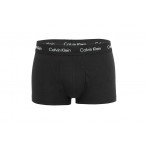 Calvin Klein Cotton Stretch Low Rise Trunk Εσώρουχο Boxer Ανδρικό 3-Τεμάχ (0000U2664G YKS)