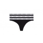 Calvin Klein Γυναικεία Εσώρουχα String Μαύρα 3 Τεμάχια