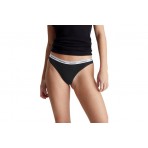 Calvin Klein Γυναικεία Εσώρουχα String Μαύρα 3 Τεμάχια