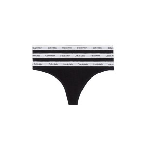 Calvin Klein Modern Logo Εσώρουχο String Γυναικείο 3-Τεμάχια (000QD5209E UB1)