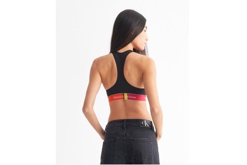Calvin Klein Unlined Bralette Γυναικείο (000QF7253E UB1)
