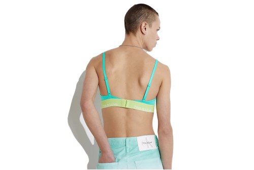 Calvin Klein Lght Lined Triangle Bralette Γυναικείο (000QF7282E 9T7)
