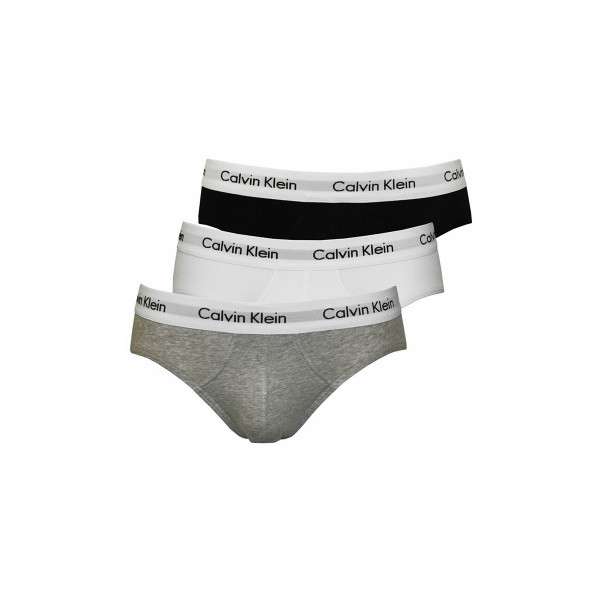 Calvin Klein Hip Brief 3Pk Εσώρουχα Σλιπ 3-Τεμάχια (000U2661G H50)
