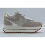 W6Yz Deva-W Γυναικεία Sneakers Γκρι, Εκρού, Χρυσό