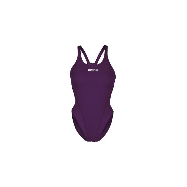 Arena Team Swimsuit Swim Tech Solid Μαγιό Ολόσωμο (004763911 PLUM-WHITE)