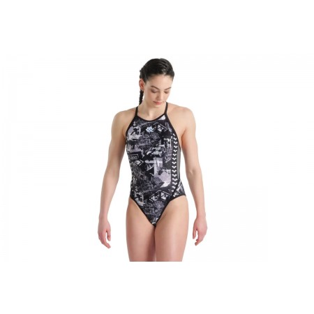 Arena Women S Icons Swimsuit Fast Back All Over Μαγιό Ολόσωμο Γυνα 