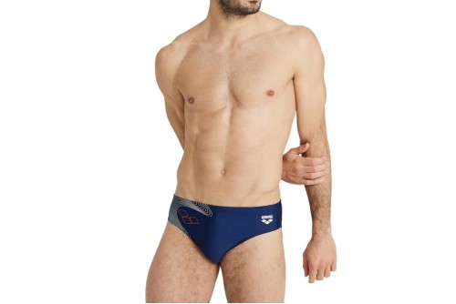 Arena Men S Swim Briefs Graphic Ανδρικό Μαγιό Σλιπ (005328700)