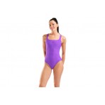 Arena Solid Control Pro Back Γυναικείο Ολόσωμο Μαγιό Μωβ