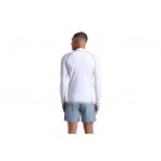 Arena Rash Vest Graphic Ανδρική Μακρυμάνικη Μπλούζα UV Protection Λευκή