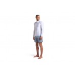 Arena Rash Vest Graphic Ανδρική Μακρυμάνικη Μπλούζα UV Protection Λευκή