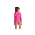 Arena Rash Vest Graphic Παιδική Μακρυμάνικη Μπλούζα UV Protection Φούξια