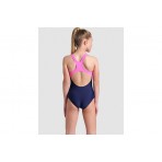 Arena Girls Kikko V Swim Pro Ολόσωμο Μαγιό Μπλε Σκούρο, Φούξια