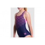 Arena Girls Kikko V Swim Pro Ολόσωμο Μαγιό Μπλε Σκούρο, Φούξια