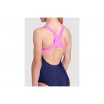 Arena Girls Kikko V Swim Pro Ολόσωμο Μαγιό Μπλε Σκούρο, Φούξια
