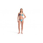 Arena Water Print Παιδικό Σετ Μαγιό Bikini Μπλε Σκούρο, Σομόν, Βεραμάν