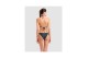 Arena Water Print Triangle Γυναικείο Μαγιό Bikini Μαύρο, Κυπαρισσί