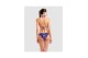 Arena Water Print Triangle Γυναικείο Μαγιό Bikini Μωβ, Μαύρο