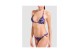Arena Water Print Triangle Γυναικείο Μαγιό Bikini Μωβ, Μαύρο