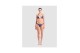 Arena Water Print Triangle Γυναικείο Μαγιό Bikini Μωβ, Μαύρο