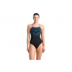 Arena Foggy Dots Swim Pro Γυναικείο Ολόσωμο Μαγιό Μαύρο, Ροζ