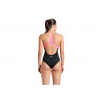 Arena Foggy Dots Swim Pro Γυναικείο Ολόσωμο Μαγιό Μαύρο, Ροζ