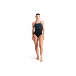 Arena Foggy Dots Swim Pro Γυναικείο Ολόσωμο Μαγιό Μαύρο, Ροζ