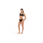 Arena Bandeau Solid Γυναικείο Μαγιό Bikini Μαύρο, Λευκό