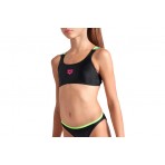Arena Solid Παιδικό Σετ Μαγιό Bikini Μαύρο, Λαχανί
