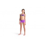 Arena Soap Bubbles Παιδικό Σετ Μαγιό Bikini Μωβ, Λαχανί