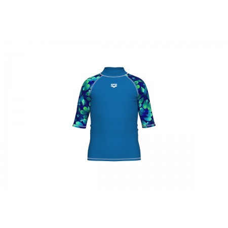 Arena Rash Vest Παιδική Κοντομάνικη Μπλούζα UV Protection Μπλε, Διάφορα Χρώματα