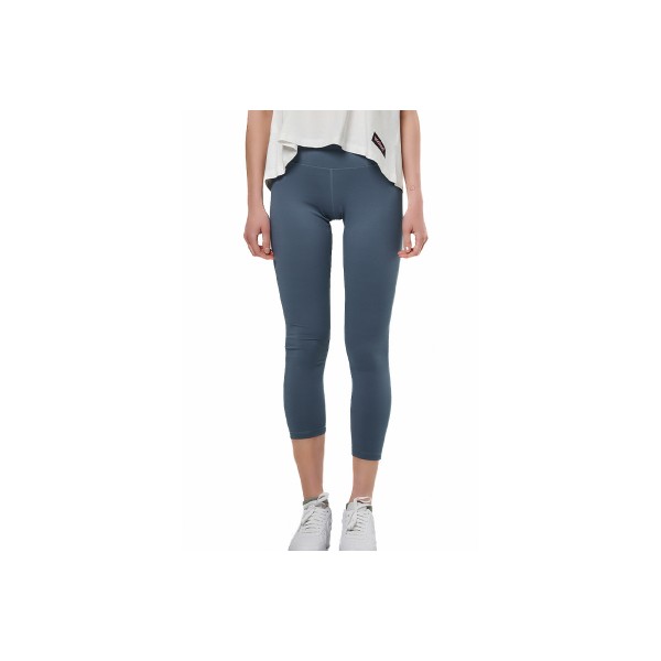 Body Action High Waisted Κολάν 7-8 Γυναικείο (011515 CHINA BLUE-04E)