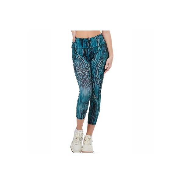 Body Action High Waisted Κολάν 7-8 Γυναικείο (011516 PINE MUZZLE-07)