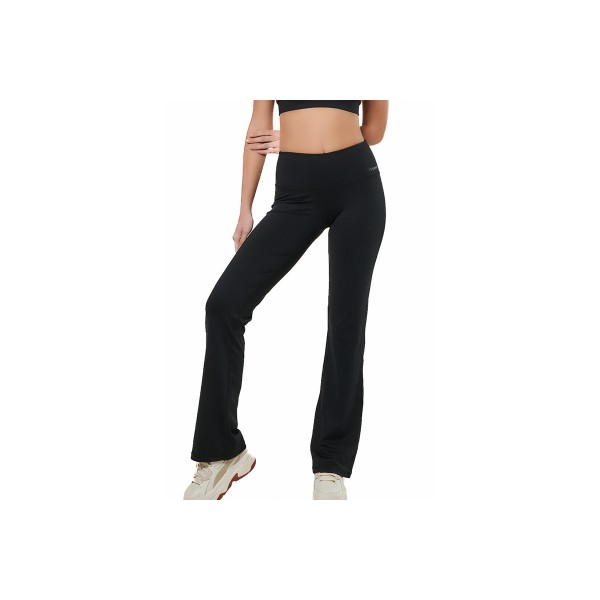 Body Action High Waisted Wide-Leg Κολάν Μακρύ Γυναικείο (011517 BLACK-01)