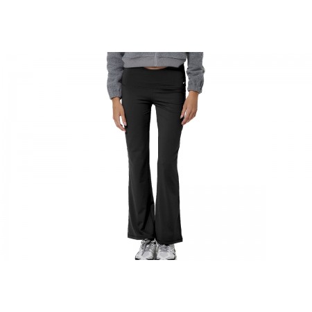 Body Action Wide-Leg Γυναικείο Μακρύ Κολάν Μαύρο