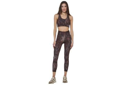 Body Action Allover Printed Κολάν 7-8 Γυναικείο (011620 GOLD ZEBRA-06B)