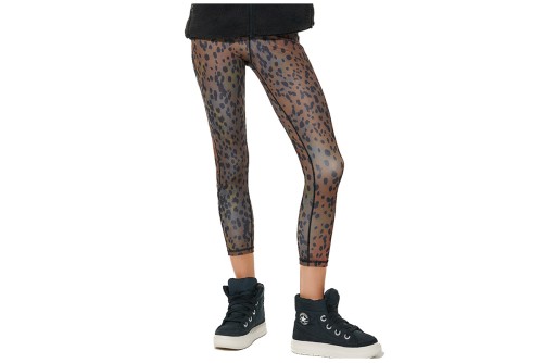 Body Action Allover Printed Κολάν 7-8 Γυναικείο (011624 MOCHA ANIMAL-05E)
