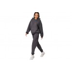 Body Action High Waist Γυναικείο Παντελόνι Φόρμας Γκρι Σκούρο